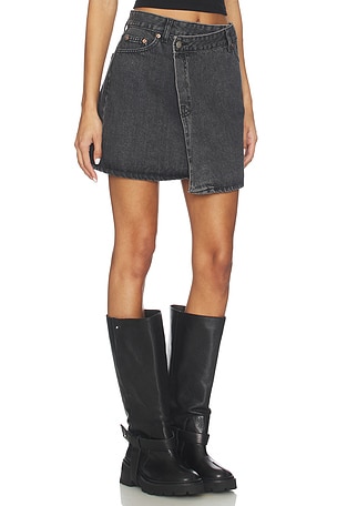 Dr. Denim Renay Skirt in Black. Size XS. Also