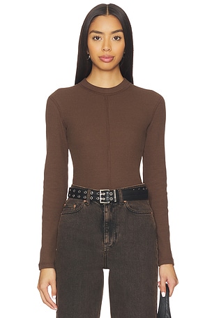 Stella Waffle Top Dr. Denim