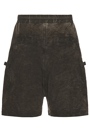 DRKSHDW by Rick Owens Bauhaus Shorts in Charcoal