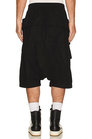 DRKSHDW by Rick Owens SHORT CARGO CREATCH en Noir