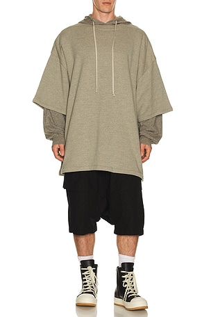 Tommy Hustler Hoodie DRKSHDW by Rick Owens