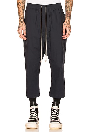 DRKSHDW by Rick Owens Drawstring Cropped Pants in Passport