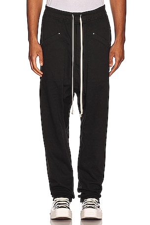 DRKSHDW by Rick Owens Cargo Drawstring Long Pant in Black | REVOLVE