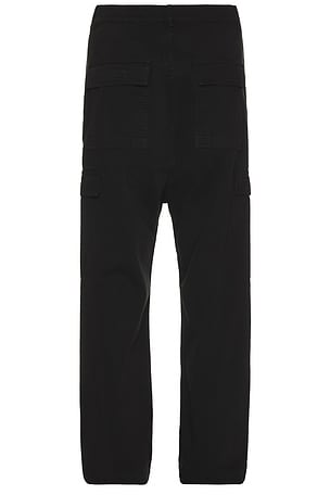 DRKSHDW by Rick Owens Cargo Trousers in Black