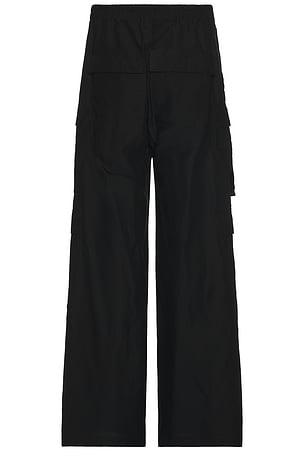 DRKSHDW by Rick Owens Double Cargo Jumbo Belas in Black
