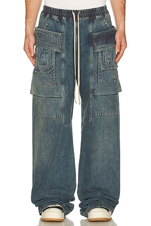 Creatch Wide Cargo Drawstring DRKSHDW by Rick Owens
