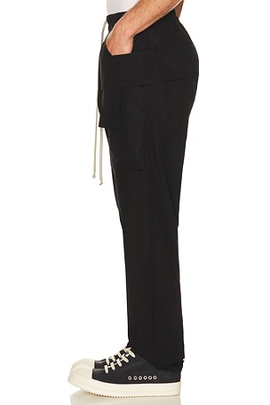 DRKSHDW by Rick Owens Creatch Cargo Drawstring in Black