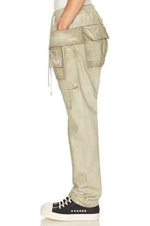 DRKSHDW by Rick Owens Creatch Cargo Drawstring in Cream