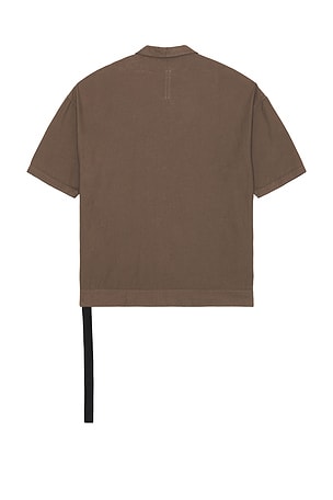 DRKSHDW by Rick Owens Magnum Tommy Shirt in Brown