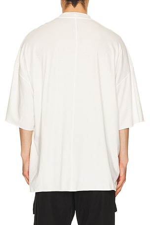Drkshdw by rick owens camiseta tommy en color blanco