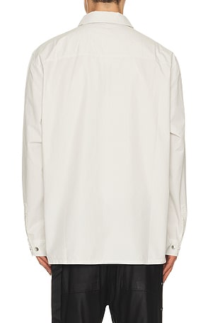 DRKSHDW by Rick Owens Jumbo Outershirt in White