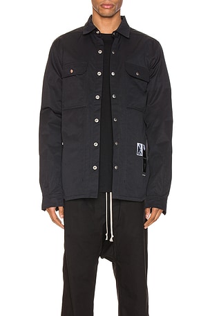 DRKSHDW by Rick Owens Outershirt in Black | REVOLVE