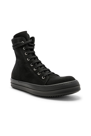 DRKSHDW by Rick Owens Vegan Sneakers in Black & Black | REVOLVE
