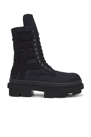 Army Megatooth Ankle Boot DRKSHDW by Rick Owens