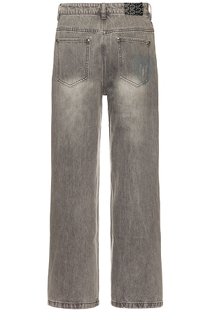 DRMERS CLUB Heart Pocket Jeans in Grey