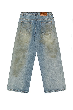 DRMERS CLUB Mud Stained Jeans in Blue