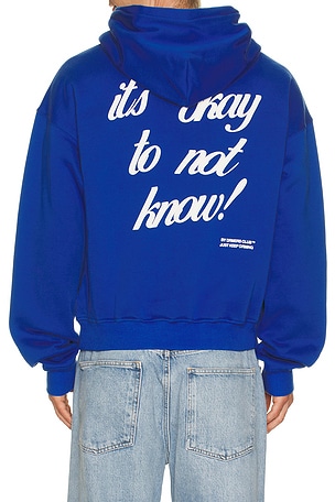 It's Okay To Not Know Hoodie DRMERS CLUB