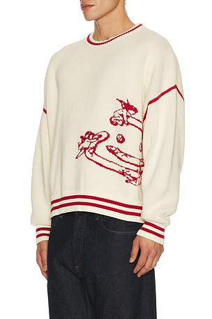 DRMERS CLUB Cherubs Knit Sweater in Cream