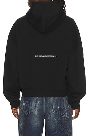 DRMERS CLUB Graffiti Flower Hoodie in Black