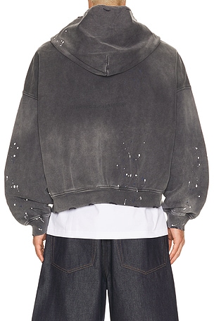 DRMERS CLUB Follow Ur Drms Zip Up Hoodie in Grey. Size L. Also
