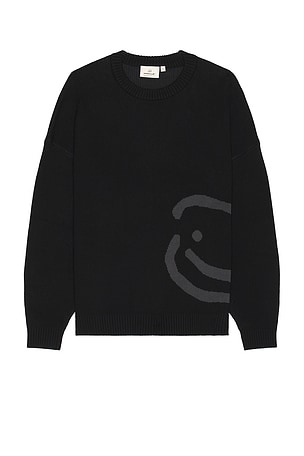 Smiley Logo Knit Sweater DRMERS CLUB