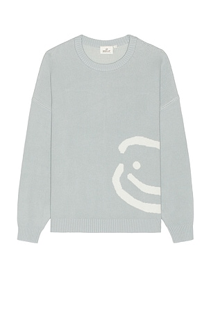 Smiley Logo Knit Sweater DRMERS CLUB