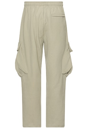 DRMERS CLUB Baggy Cargo Sweats in Beige
