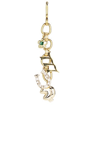 Dorne Lucky Charm Chain in Metallic Gold