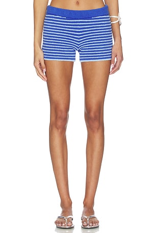 Boucle Micro Mini Shorts De Rococo