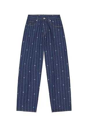 Dr?le De Monsieur Le Jean Baggy Monogramme Drle De Monsieur