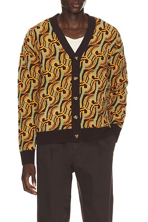 D Mirror Abstrait Cardigan Drôle De Monsieur