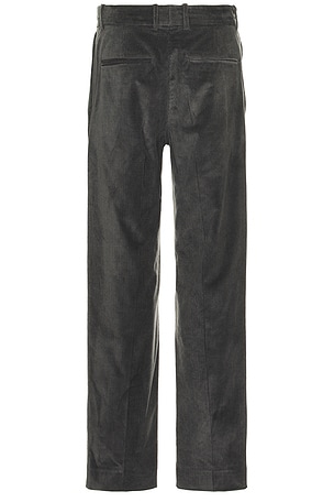 Drôle De Monsieur Le Pantalon Golfeur Corduroy in Grey