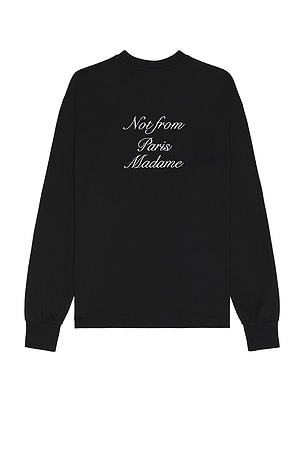 Le T-Shirt Slogan Long Sleeve Drôle De Monsieur