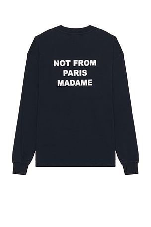 Dr?le De Monsieur Le T-Shirt Slogan ML Drle De Monsieur