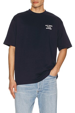 Drôle de monsieur camiseta en color azul mareno