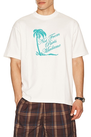 T-Shirt Slogan Palmiers Drôle De Monsieur