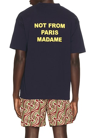Bold Slogan Tee Shirt Drôle De Monsieur