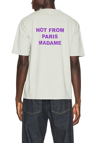 Bold Slogan Tee Shirt Drôle De Monsieur