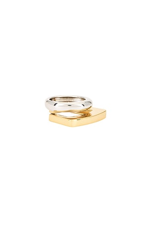 Demarson Tina Ring in Metallic Gold