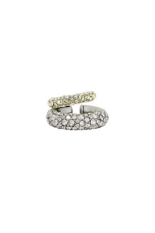 Demarson Vida Pave Cuff in Yellow