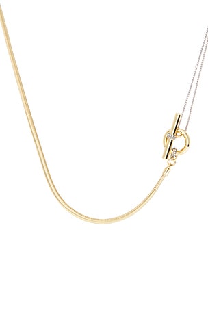 Demarson Benson Necklace in Metallic Gold
