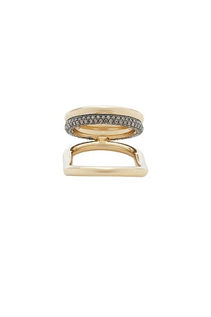 Demarson Farah Hand Ring in Metallic Gold