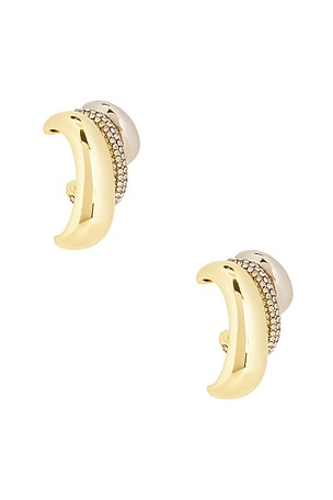 Demarson Alexa Trio Ear Cuff in Metallic Gold