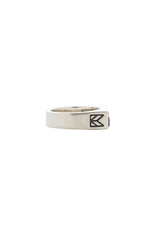 Deva States x MAPLE Ring in Metallic Silver