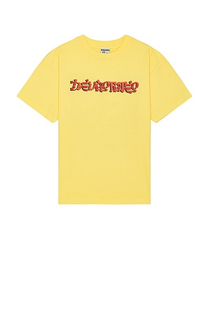 Deva States Mystic Retro T-Shirt in Yellow