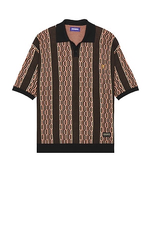 Hexagons Knitted Polo Deva States