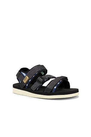 Deva States x Suicoke Kisee-cab Sandals in Blue. Size 9. Also