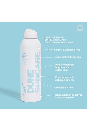 DUNE Suncare The Melt Mist SPF 50 in Beauty: NA