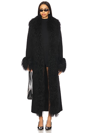 Lola Fur Trim Coat Ducie