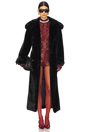 Thalia Faux Fur Coat Ducie